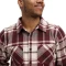 Black Diamond Project Heavy Flannel Hemd langarm burgundy/off white plaid (Herren) Vorschaubild