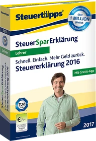 Akademische Arbeitsgemeinschaft SteuerSparErklärung für Lehrer 2017 (deutsch) (PC)