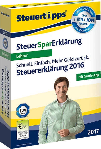 Akademische Arbeitsgemeinschaft SteuerSparErklärung für Lehrer 2017 (deutsch) (PC)
