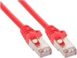 InLine Patchkabel, Cat5e, SF/UTP, RJ-45/RJ-45, 1.5m, rot