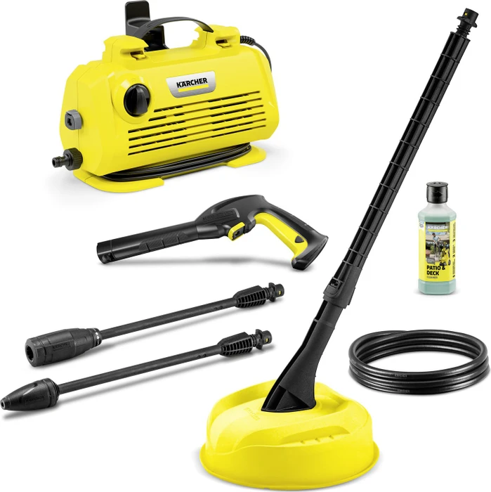 Kärcher K2 Premium Horizontal VPS Home Elektro-Hochdruckreiniger inkl. Terrassenreiniger T1
