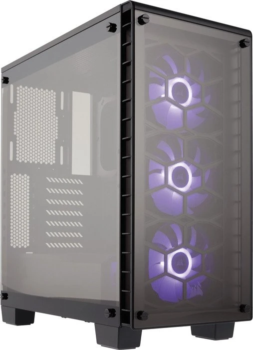 Corsair Crystal Series 460X RGB schwarz, Glasfenster