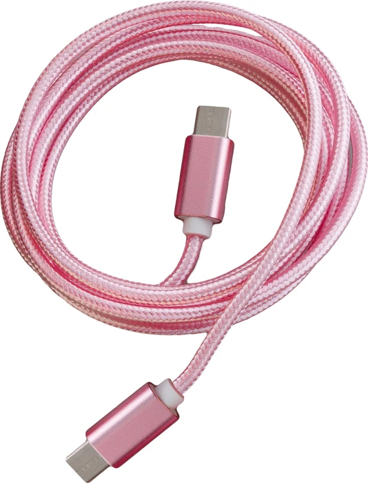 Peter Jäckel Fashion Cable USB-A/Apple Lightning 3.0m rosa