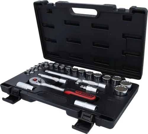 KS Tools Steckschlüsselsatz 1/2" inkl. Koffer, 24-tlg.