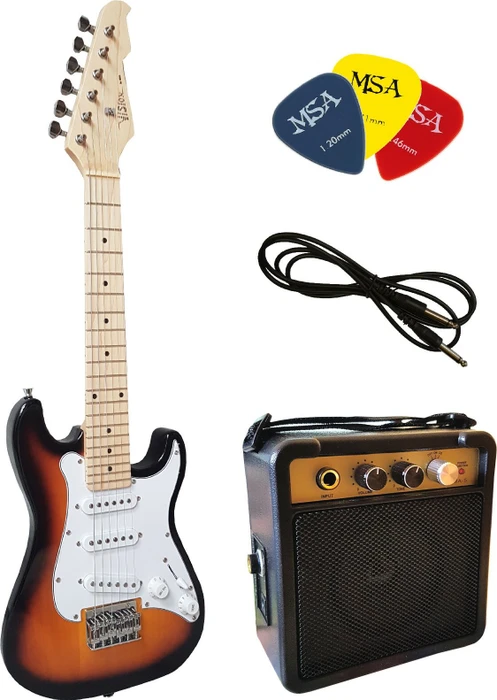 MSA Musikinstrumente Vision E-Gitarrenset für Kinder