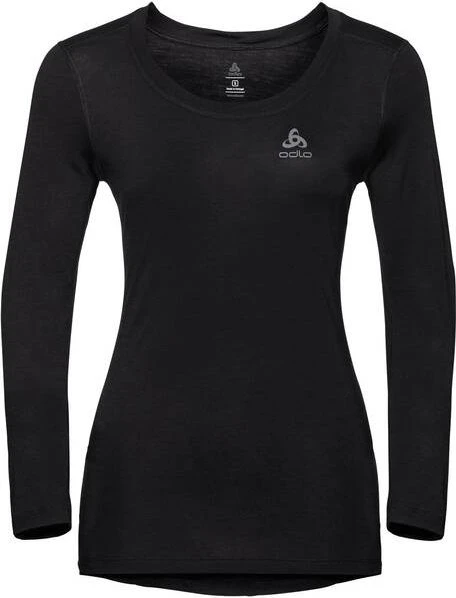 Odlo Natural Light Funktionsshirt langarm schwarz (Damen)