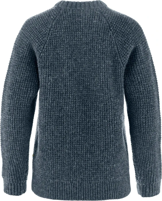Fjällräven Övik Waffle Knit Strickpullover navy (Damen)
