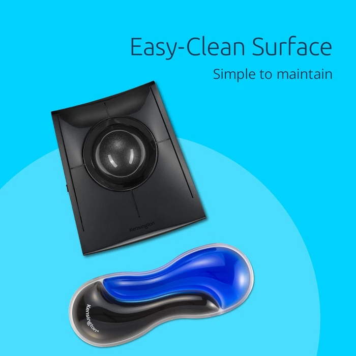 Kensington Slim Duo Gel, Handballenauflage (Maus), blau/schwarz