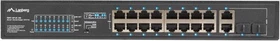 Lanberg RSFE Rackmount Switch, 16x RJ-45, 2x RJ-45/SFP, 150W PoE+ (RSFE-16P-2C-150)
