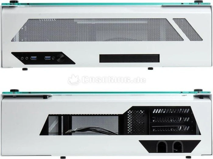Lian Li PC-O5 weiß, Glasfenster, Mini-ITX