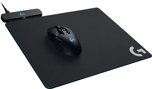 Logitech G Powerplay, kabelloses Ladesystem für Gaming-Mäuse, 340x280mm, 4mm hoch, schwarz