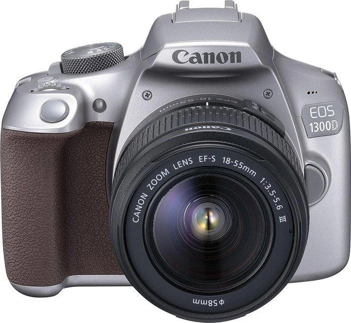 Canon EOS 1300D grau mit Objektiv EF-S 18-55mm 3.5-5.6