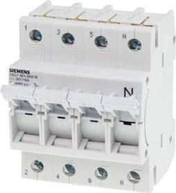 Siemens Lasttrennschalter 400V 3P+N 16A