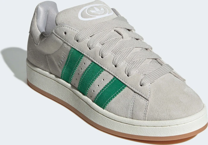 adidas Campus 00s grey one/green/off white