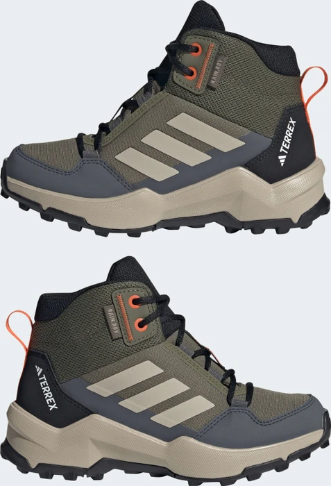 adidas Terrex AX4R Mid Rain.RDY olive strata/wonder beige/semi impact orange (Junior)