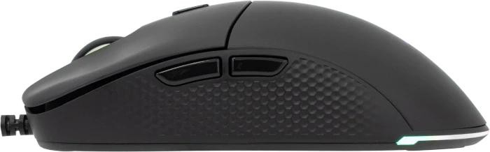 White Shark Bagdemagus Black Gaming Mouse, schwarz, USB