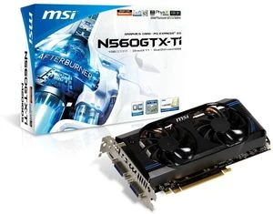 MSI GeForce GTX 560 Ti, N560GTX-Ti-M2D1GD5/OC, 1GB GDDR5, 2x DVI, Mini HDMI