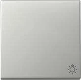 Gira Wippe mit Symbol Licht, Edelstahl