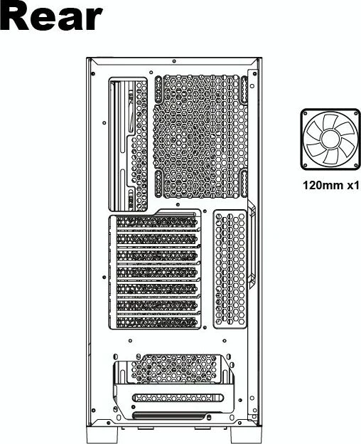 AZZA Hive 450, Glasfenster