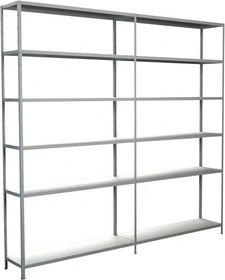 Schulte Lagertechnik PowerMAX Schwerlastregal 240x230x35cm weiß