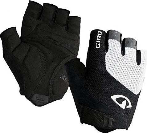 Giro Bravo Gel Fahrradhandschuhe weiß/schwarz