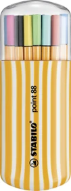 STABILO point 88 sortiert, 20er-Set, Kunststoffetui