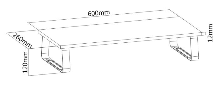 LogiLink Monitorerhöhung