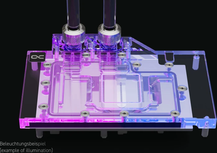 Alphacool Eisblock Aurora Acryl GPX-N NVIDIA RTX 4070 Ti Reference mit Backplate, Reference