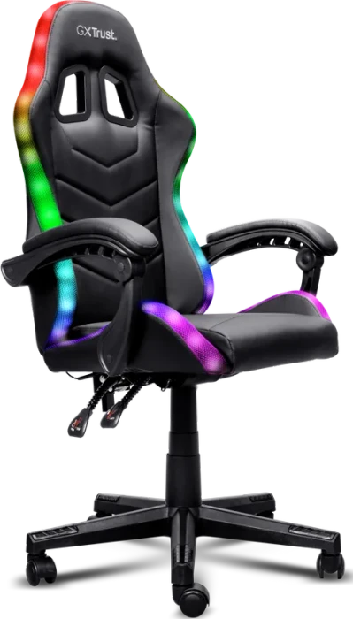 Trust Gaming GXT 704 Roniq RGB Gamingstuhl, schwarz