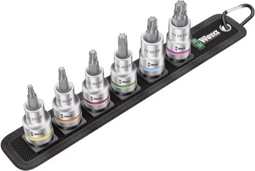 Wera Belt C 3 Zyklop Torx Steckschlüsselsatz, 6-tlg.