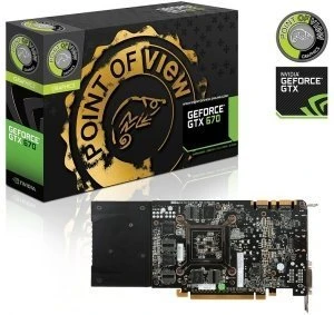 Point of View GeForce GTX 670 Single Fan, 2GB GDDR5, 2x DVI, HDMI, DP