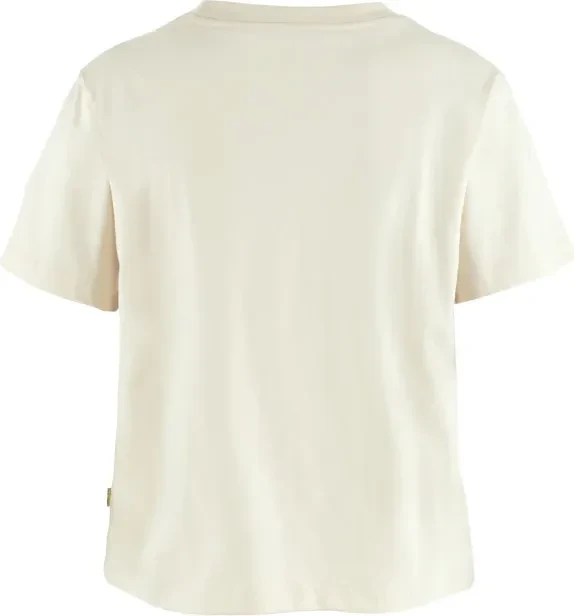 Fjällräven Fjällblomster Logo T-Shirt kurzarm chalk white (Damen)