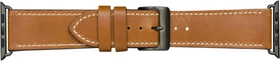 dbramante1928 Armband Copenhagen für Apple Watch 42mm/44mm Tan/Space Grey