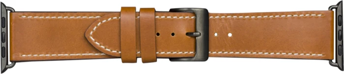 dbramante1928 Armband Copenhagen für Apple Watch 42mm/44mm Tan/Space Grey
