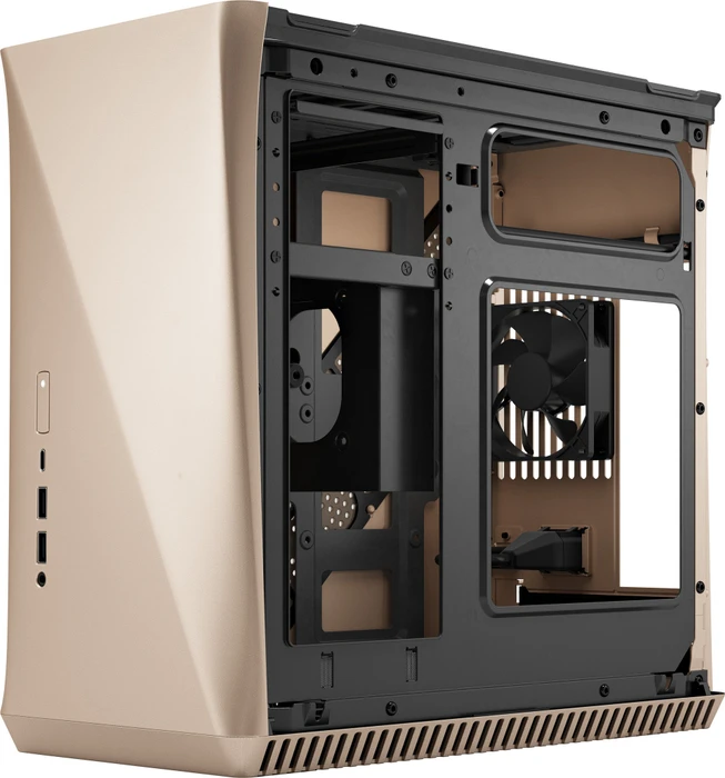 Fractal Design Era ITX Gold TG, Glasfenster, Mini-ITX