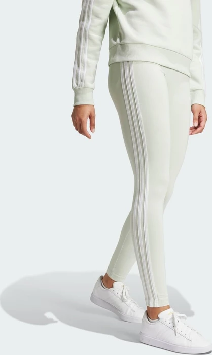 adidas Loungewear Essentials 3-Streifen Hose lang linen green (Damen)