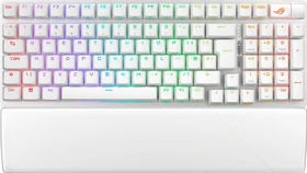 ASUS ROG Strix Scope II 96 Wireless, White, hot-swap, ROG NX SNOW, USB/Bluetooth, FR (90MP037A-BKFA10)