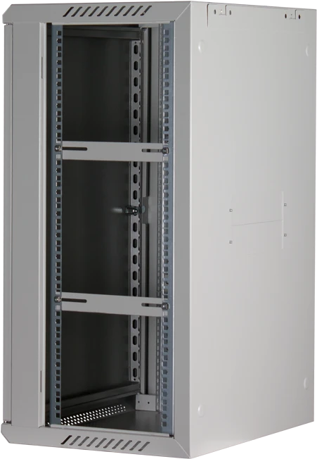 Rockstable 19" Wandschrank 18HE, Stahltür, IP2X, weiß, 440mm tief