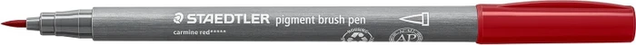 Staedtler pigment brush pen 371 karminrot, 10er-Pack