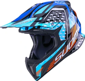 Suomy X-Wing Motley schwarz/orange/rosa/blau