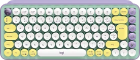 Logitech POP Keys Wireless Mechanical Keyboard, Logi Bolt, Daydream, TTC BROWN, USB/Bluetooth, FR