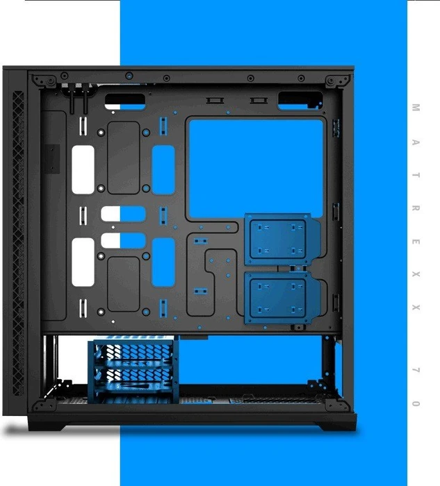 DeepCool Matrexx 70 3F, Glasfenster