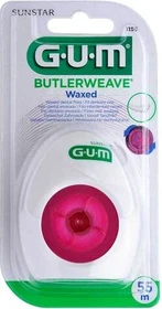 Sunstar Gum Zahnseide ButlerWeave gewachst, 10.9m