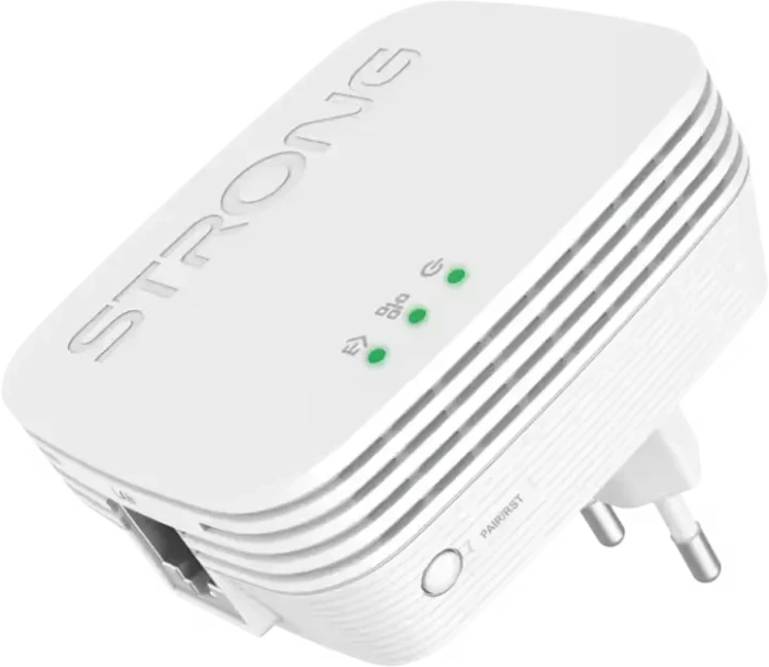 Strong Powerline 1000 Duo Wi-Fi Mini, Powerline/WLAN-Access Point und Powerline-Adapter Set, 2er-Bundle