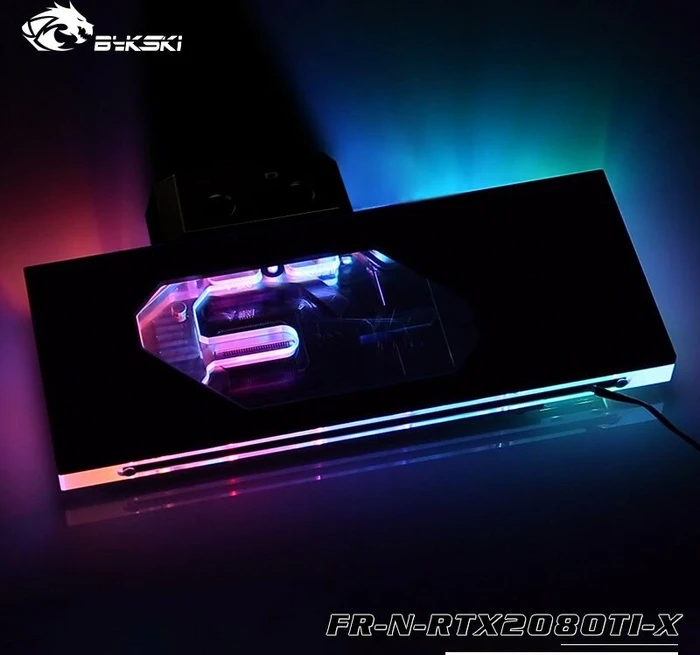 Bykski NVIDIA RTX 2080/2080Ti Founders Edition mit Backplate, schwarz