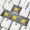 Sharkoon Skiller SGK50 S4 Gen2 PBT, White, LEDs RGB, hot-swap, Gateron G Pro 3.0 YELLOW, USB, DE Vorschaubild