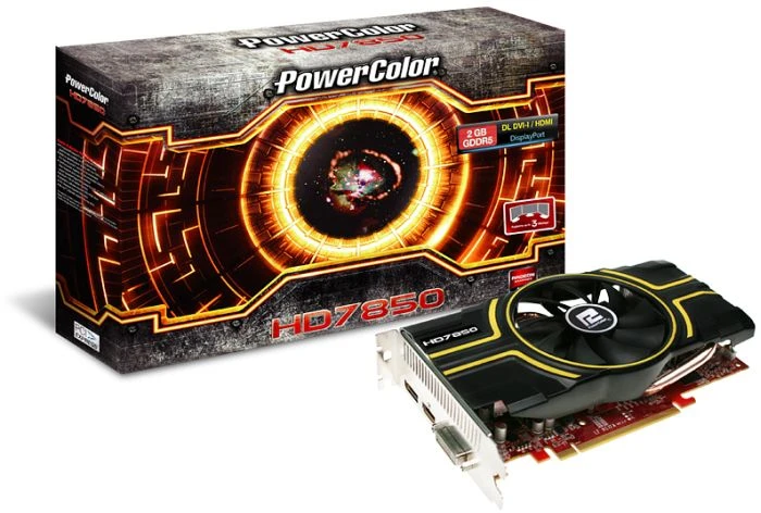 PowerColor Radeon HD 7850 V2 Single-Fan, 2GB GDDR5, DVI, HDMI, DP