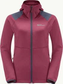 Jack Wolfskin Kolbenberg Hooded FZ Jacke sangria red (Damen)