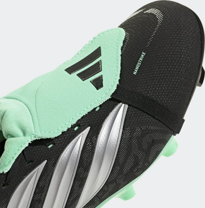 adidas Predator League Fold-Over Tongue FG core black/silver metallic/pulse mint