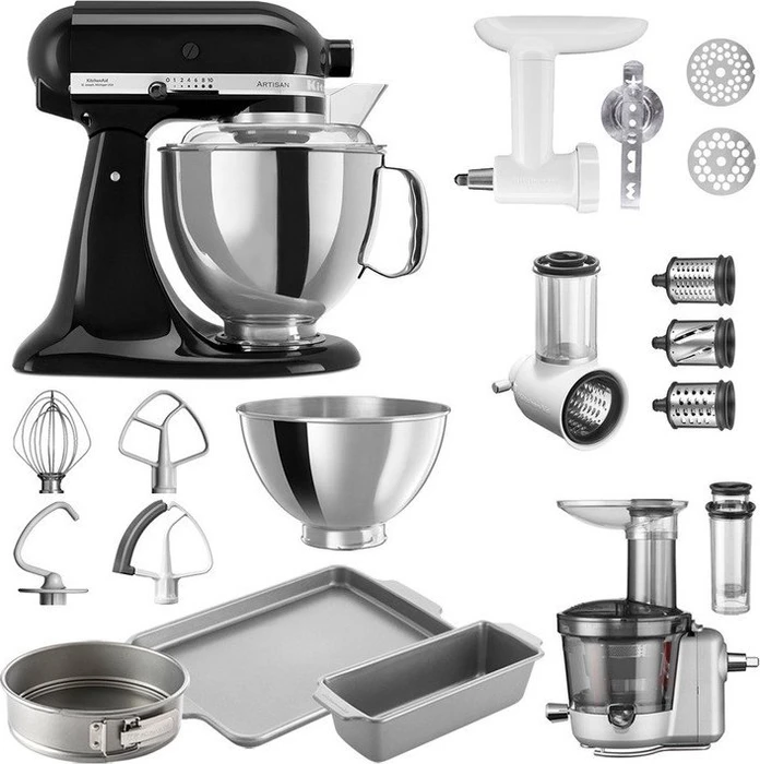KitchenAid 5KSM175PSEOB Artisan onyx schwarz